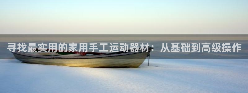 tpt钱包最新版app：寻找最实用的家用手工运动器材：从基础